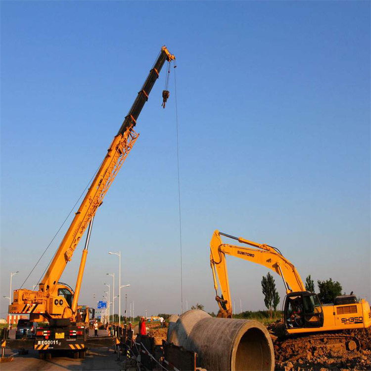 郏县挖机用吊车怎么吊